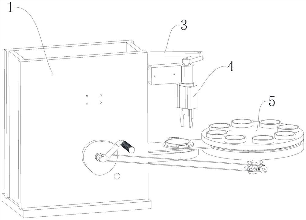 Manual mechanical medicine dispensing device