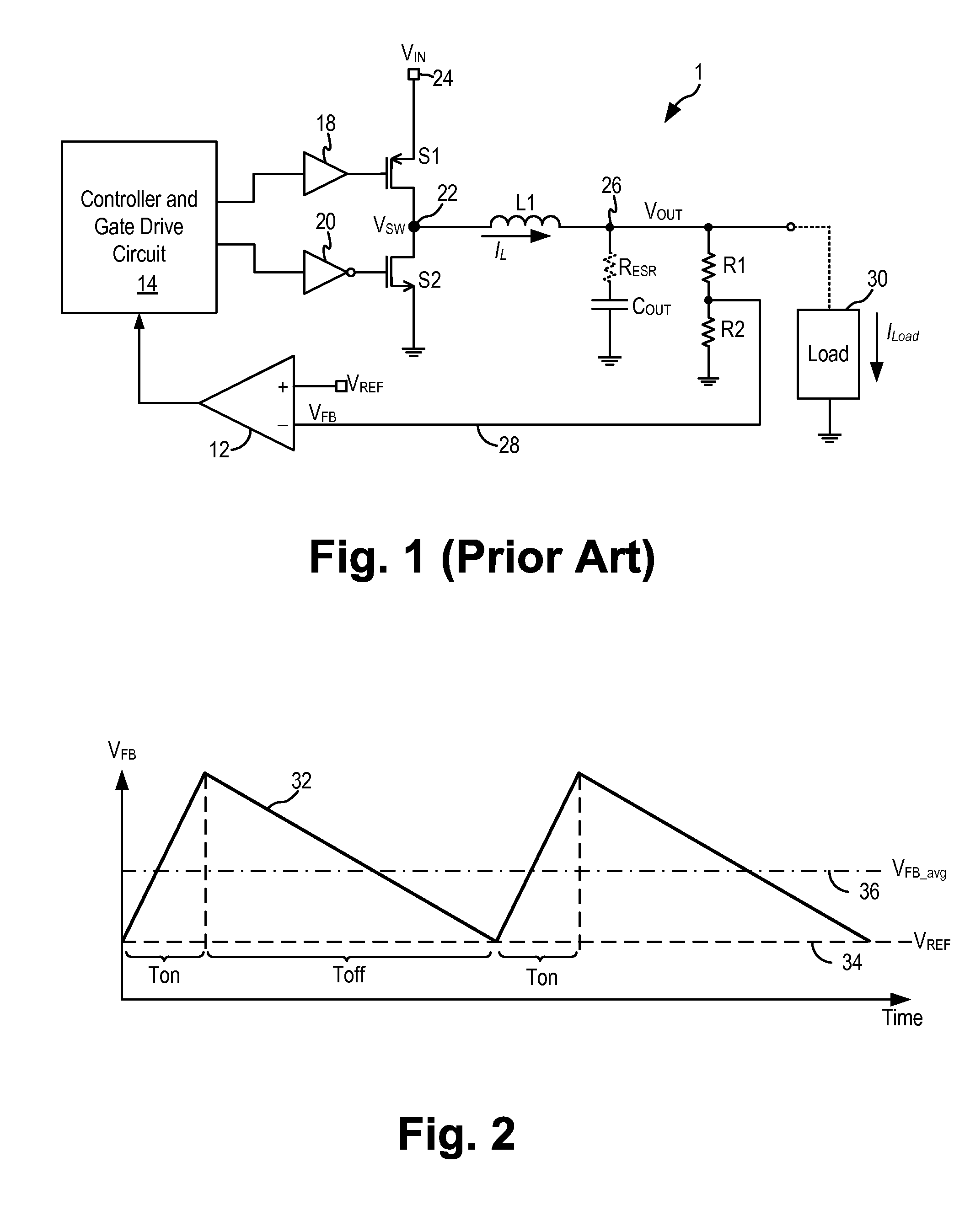 Buck dc-dc converter with fixed frequency