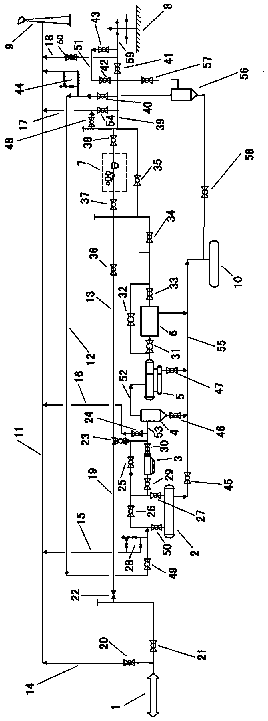 Ground gathering and conveying system for depleted gas storage