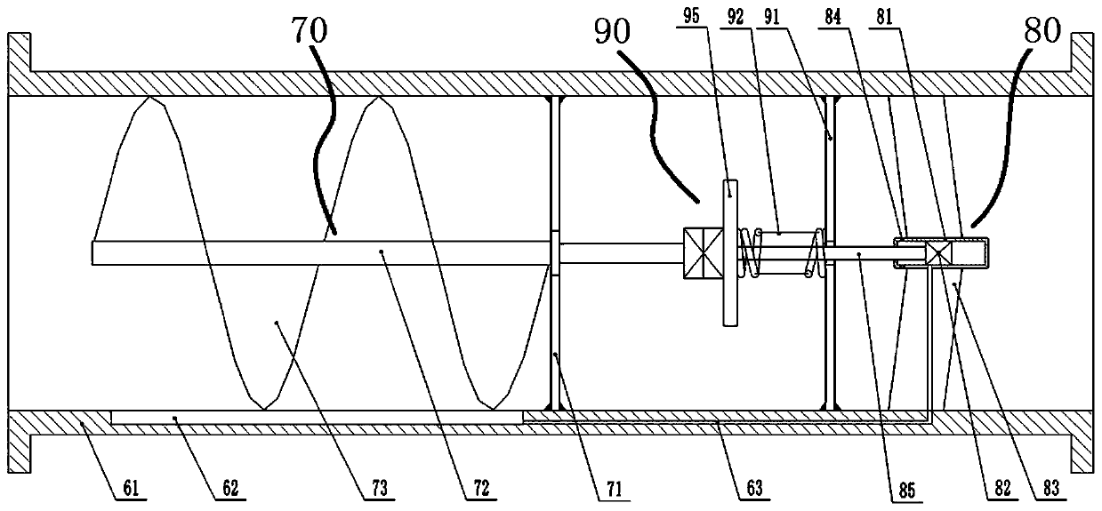 Ground gathering and conveying system for depleted gas storage