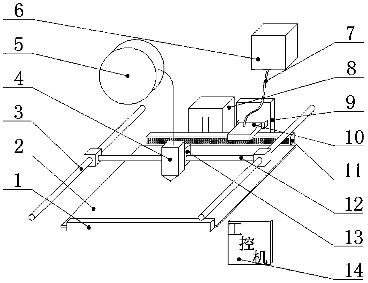 Indirect additive manufacturing equipment and additive manufacturing method thereof