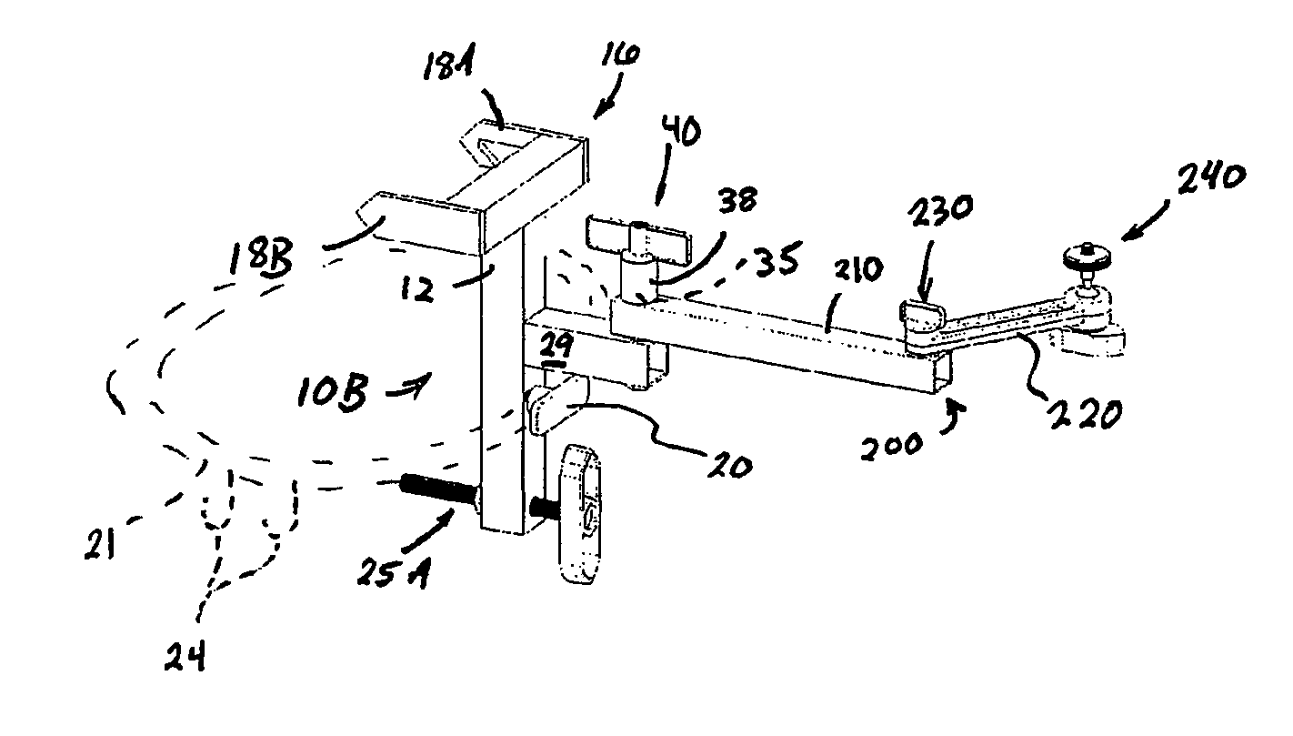 Hunting accessory holding devices