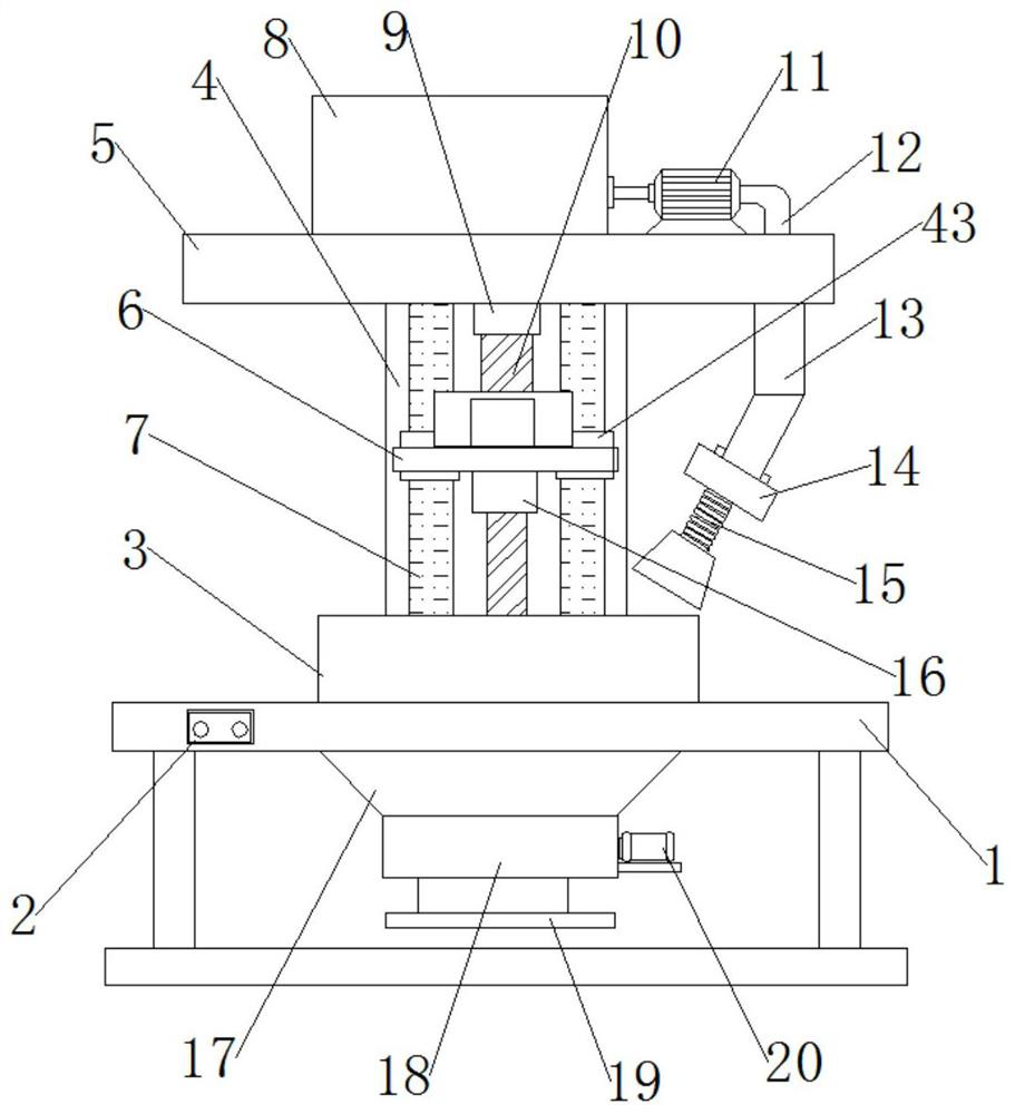 Spark-erosion cutting machine capable of achieving slope cutting