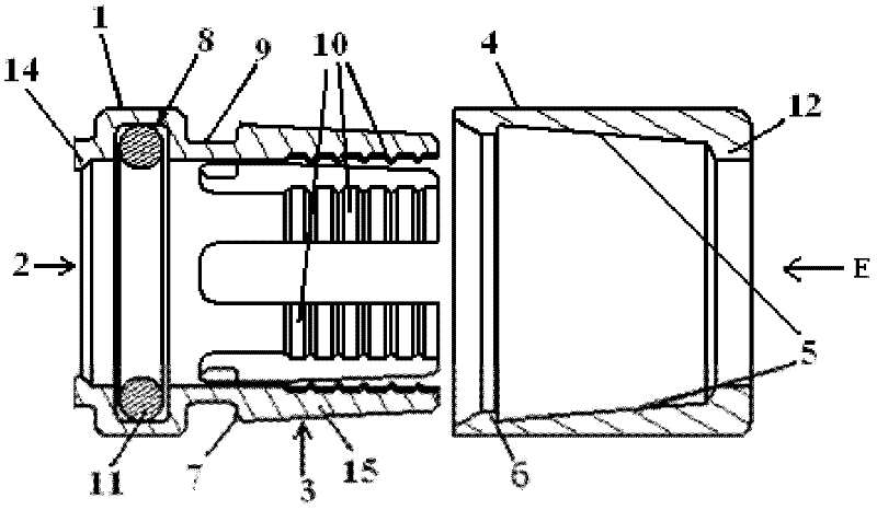 Pipeline connecting device