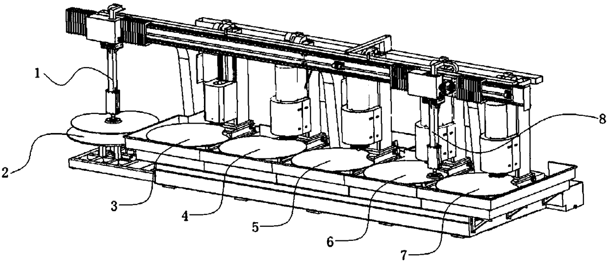 Glass edge continuous grinding method