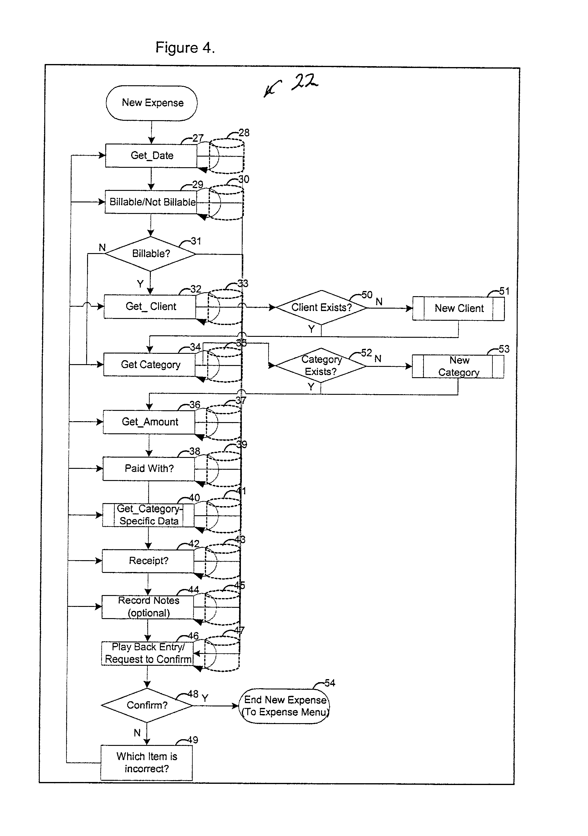 Computer accounting method using natural language speech recognition