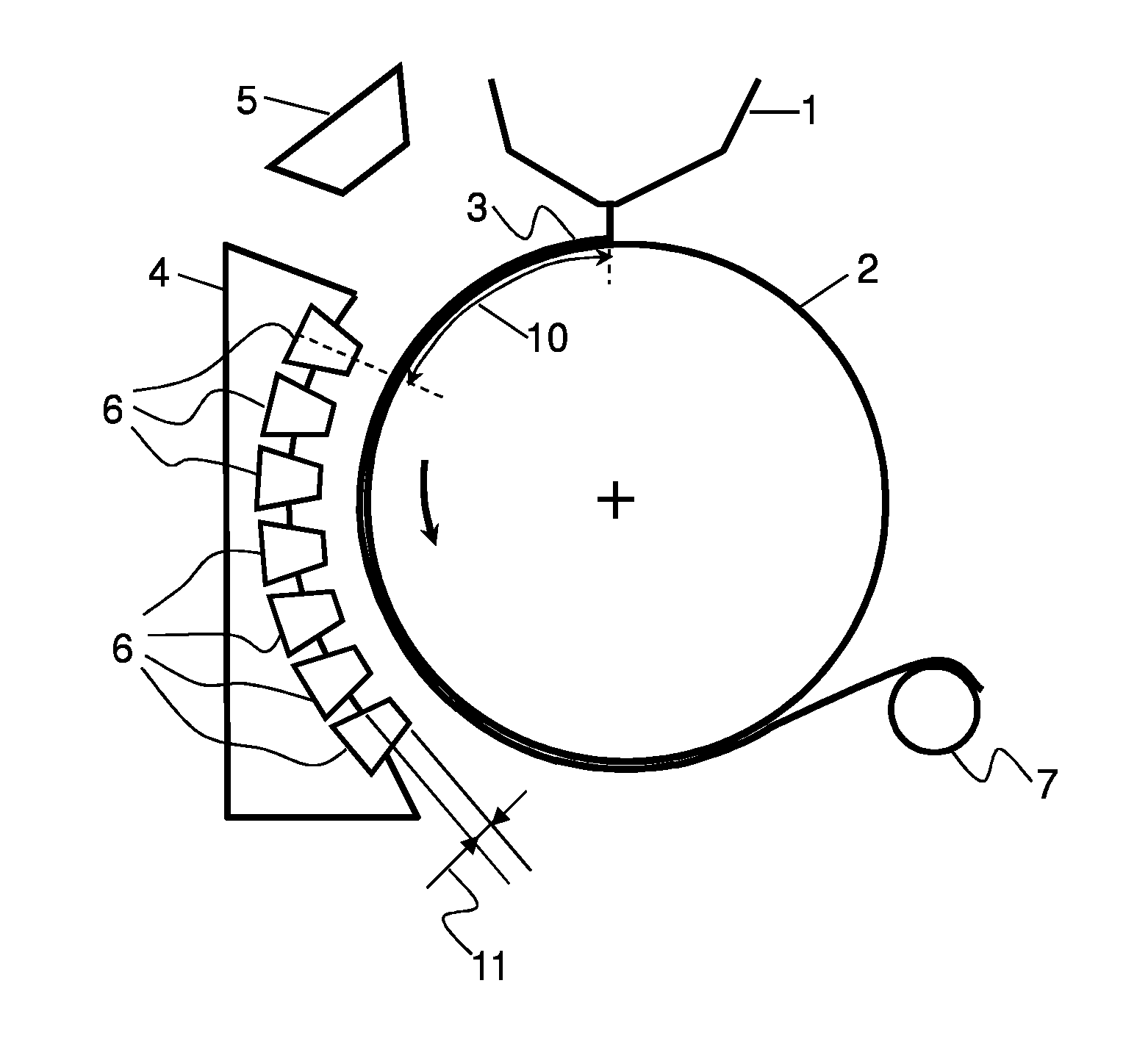 Method and apparatus for producing a thermoplastic resin film