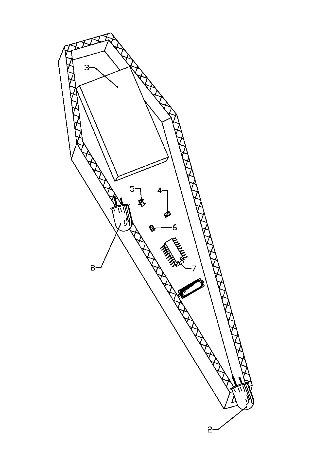 Handwriting pen of light emitting diode (LED) dot-matrix writing display screen