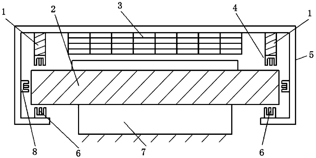 Leading type control method and system applied to driving magnetic suspension system