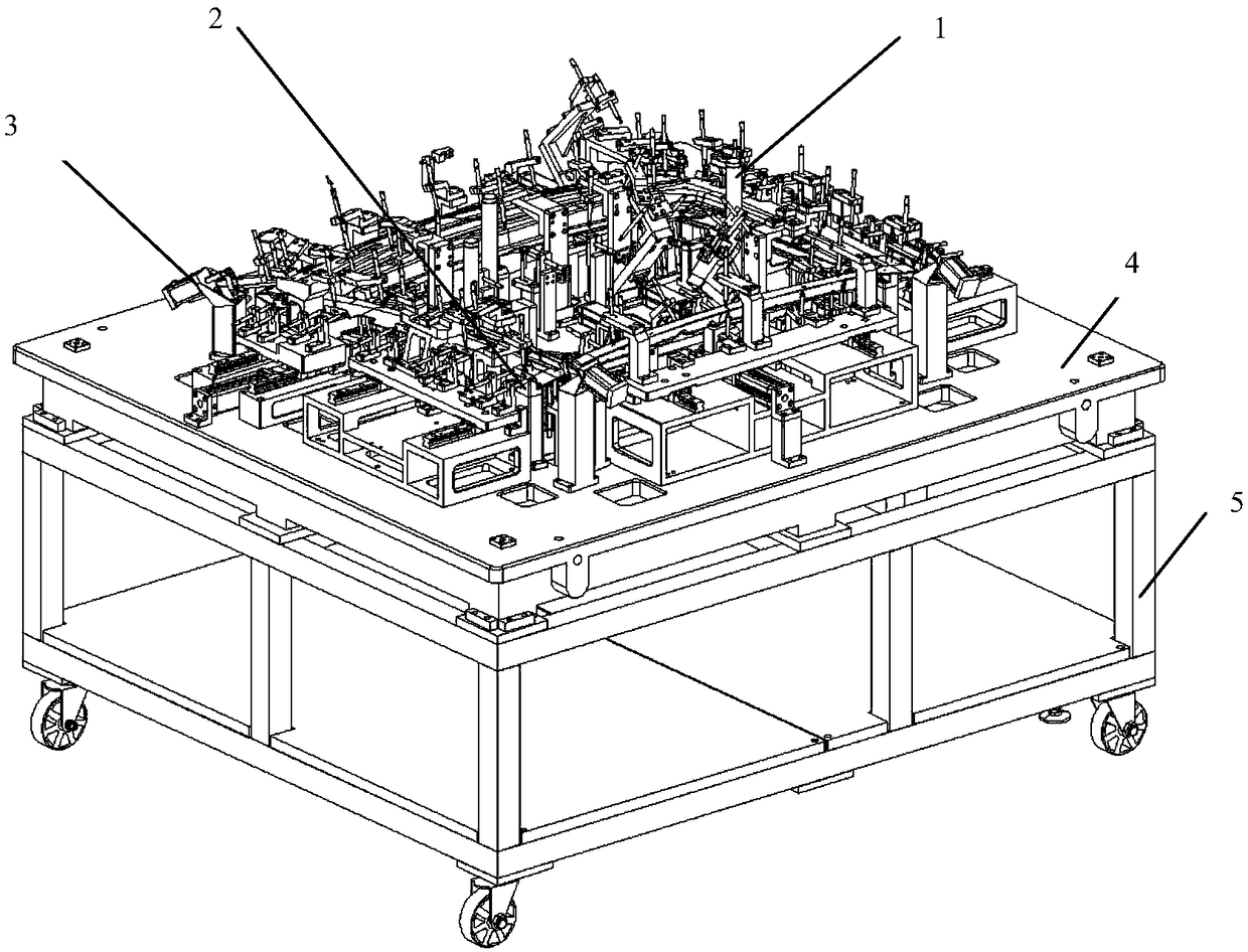 Automated detection method and device for face difference and gap of automobile large sheet metal parts