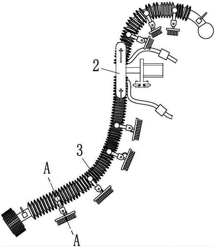 Toilet seat cleaning device used for sanitary ware