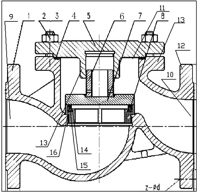 Check valve special for ammonia gas