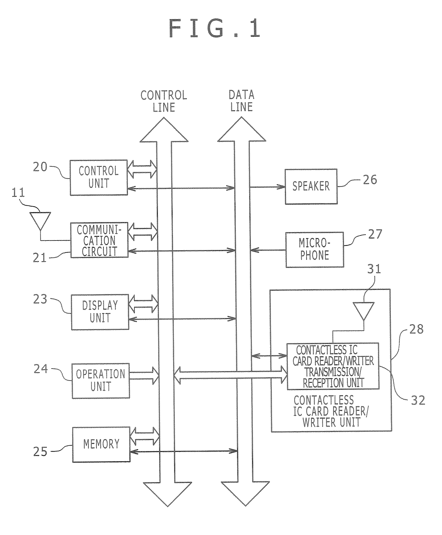 Mobile Wireless Communication Terminal and Mobile Wireless Communication System