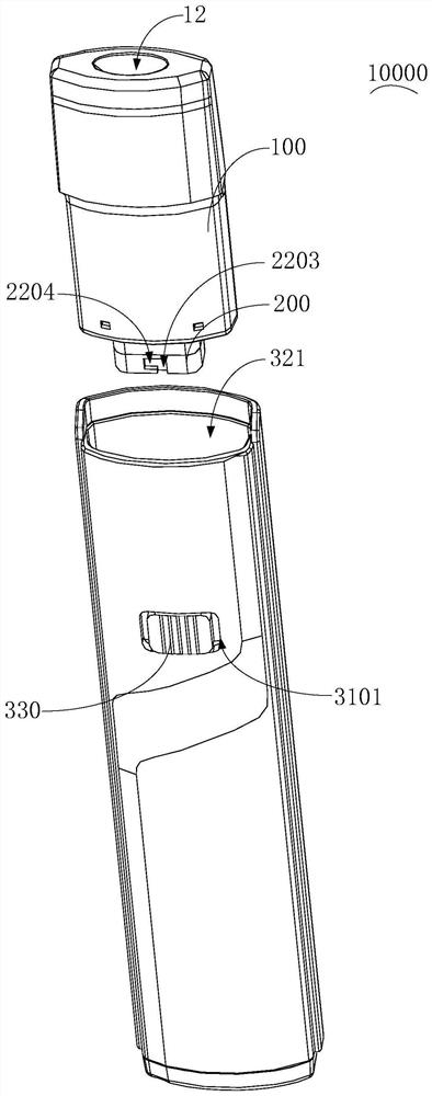 Atomization assembly of atomization device, atomization device and atomization equipment