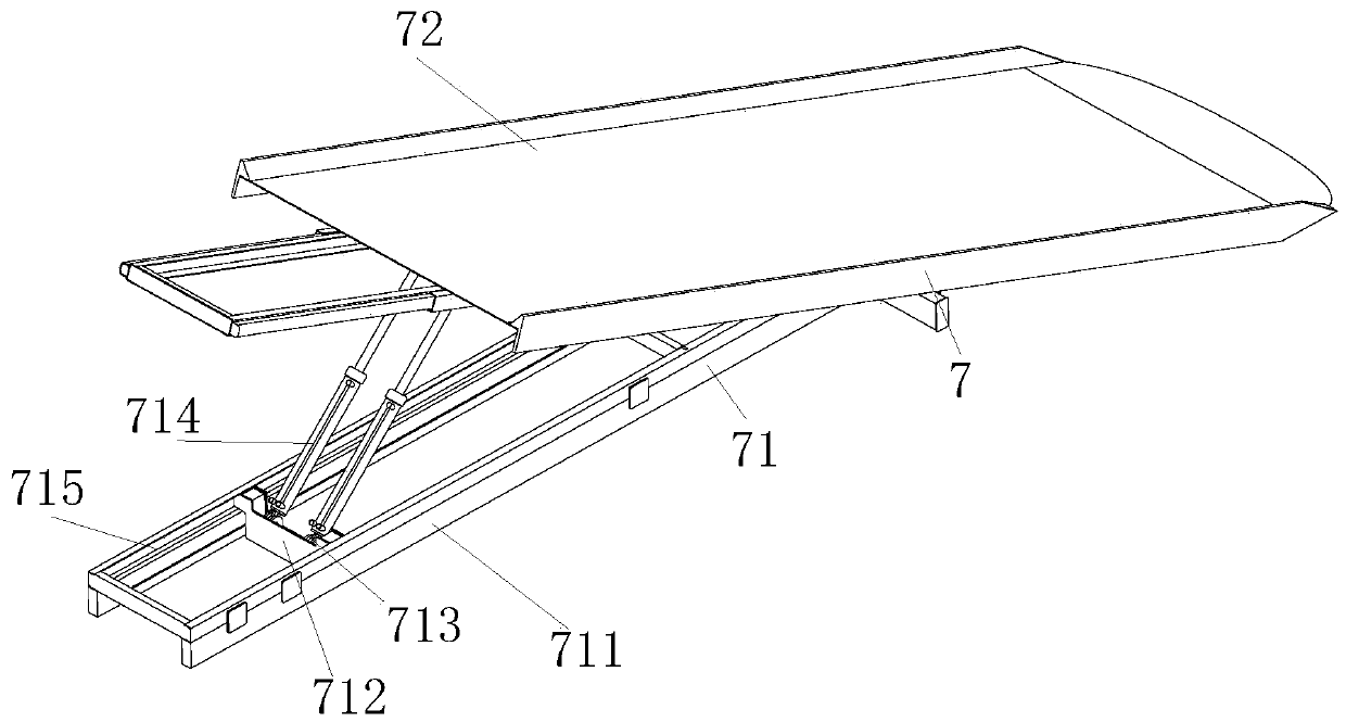 Walking structure, capable of assisting walking, of agricultural smoke spraying machine