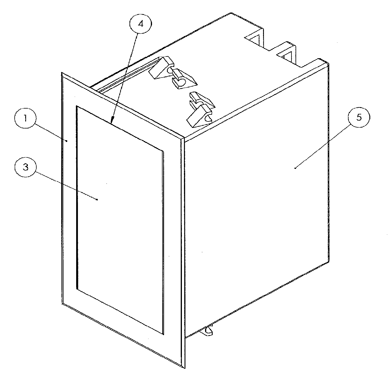 Electrical box, integrated flange and cover mechanisms