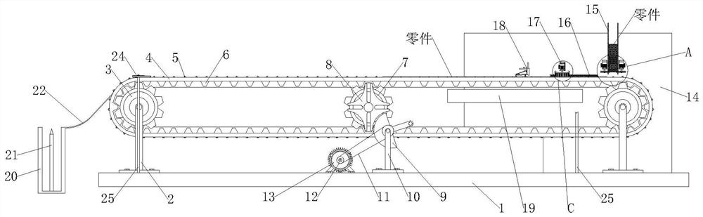 Automobile part surface defect detection device and detection method