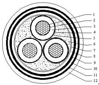 Ceramifying polyolefin fireproof cable material