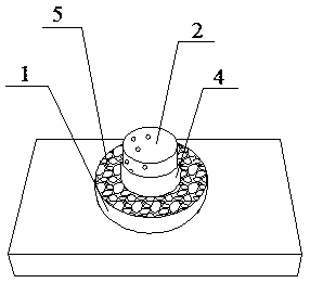 Soft soil foundation pit dewatering device