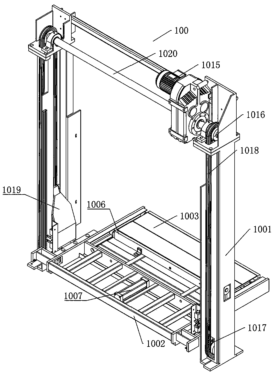 Rotary tower type non-stop unwinding equipment