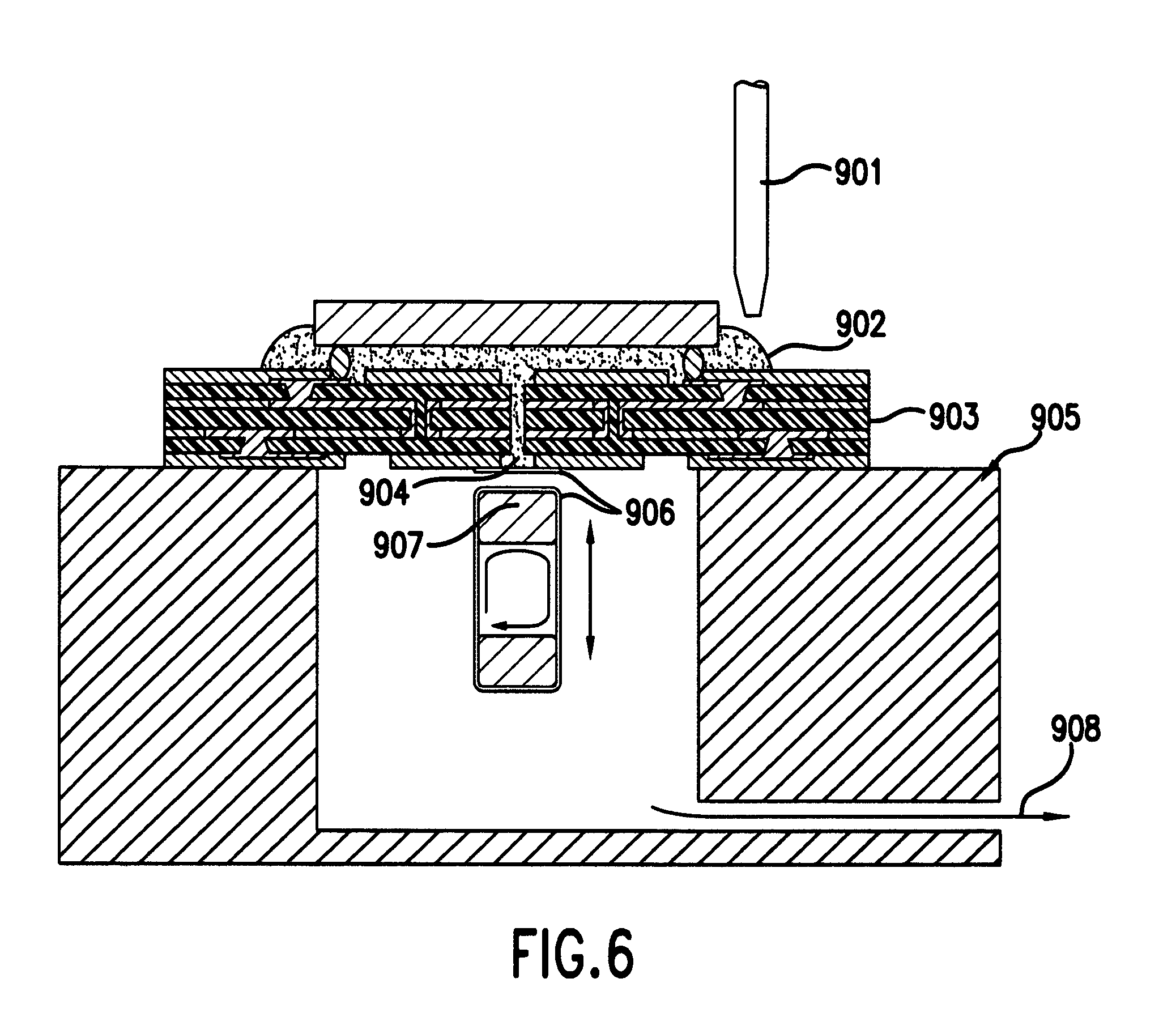 Method of underfill air vent for flipchip BGA