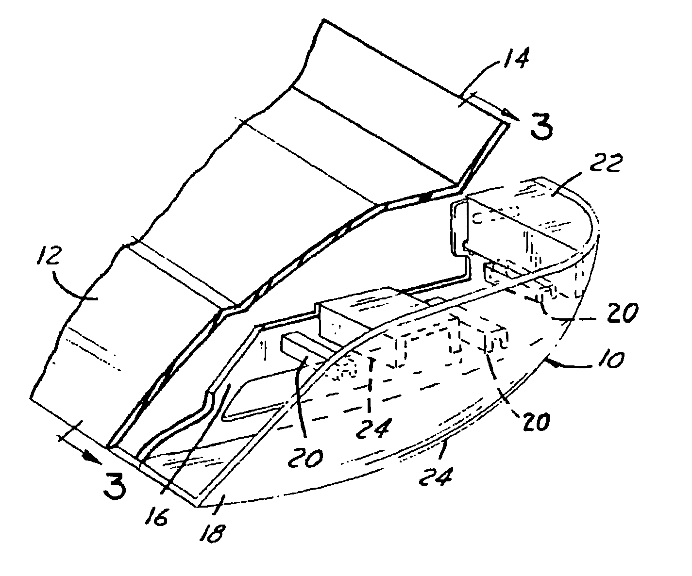 Endcap assembly for a stowage bin