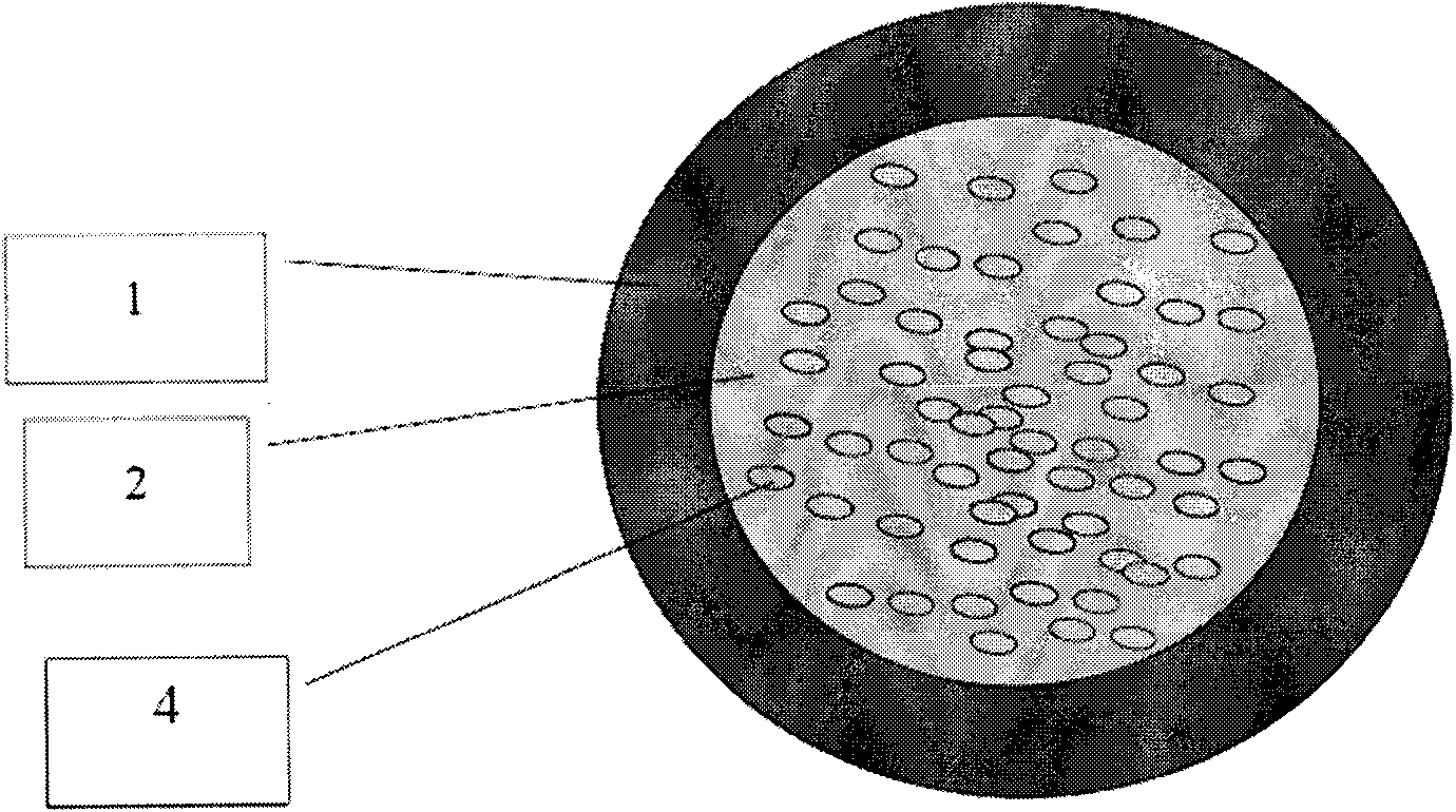 Impact modifier formed by organo-silioxane crosslinked elastic polymer, and preparation method and application thereof