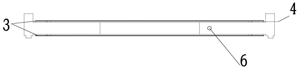 A split flat membrane