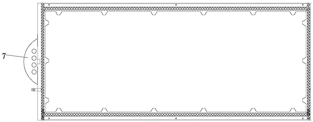 A split flat membrane