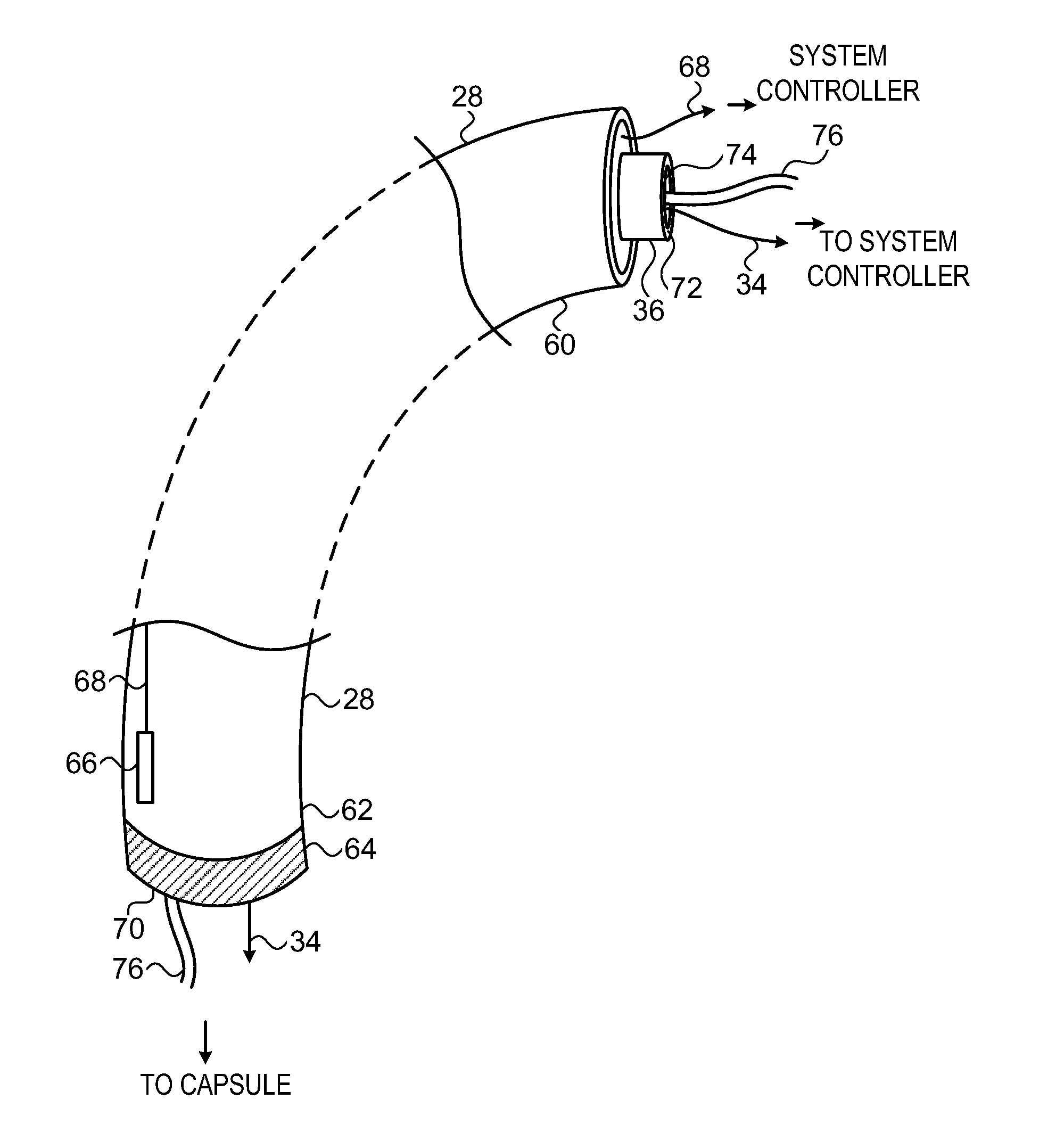 Transesophageal echocardiography capsule