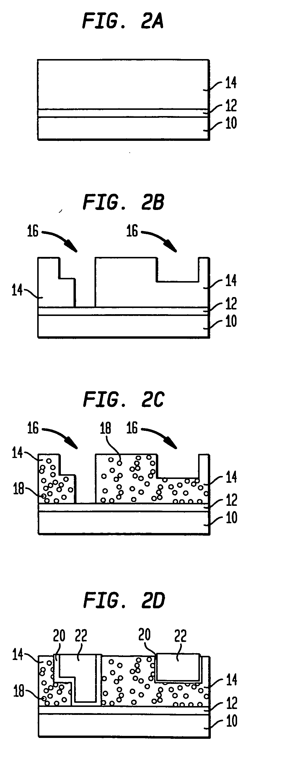 Patternable low dielectric constant materials and their use in ULSI interconnection