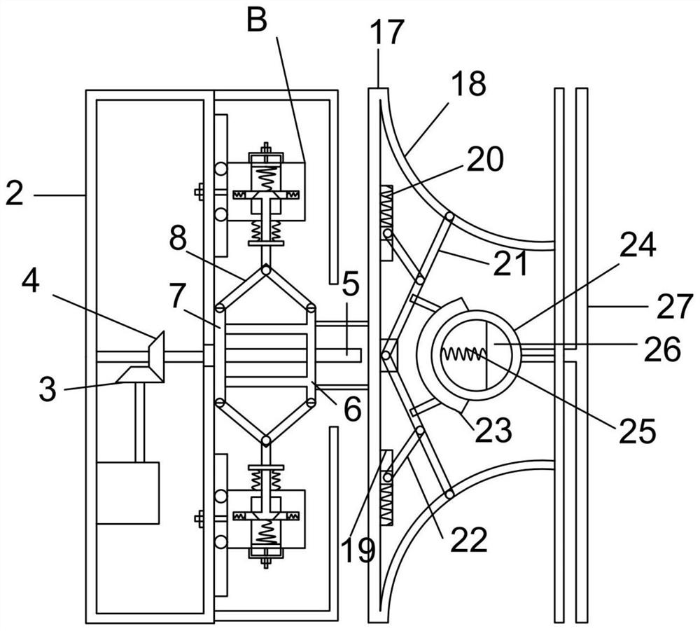 High-strength bridge frame and assembling method thereof