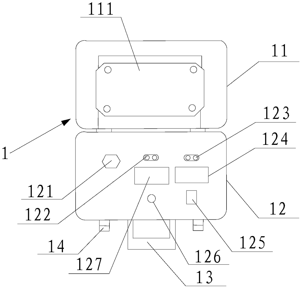 A portable conductive shoe test device and its application method