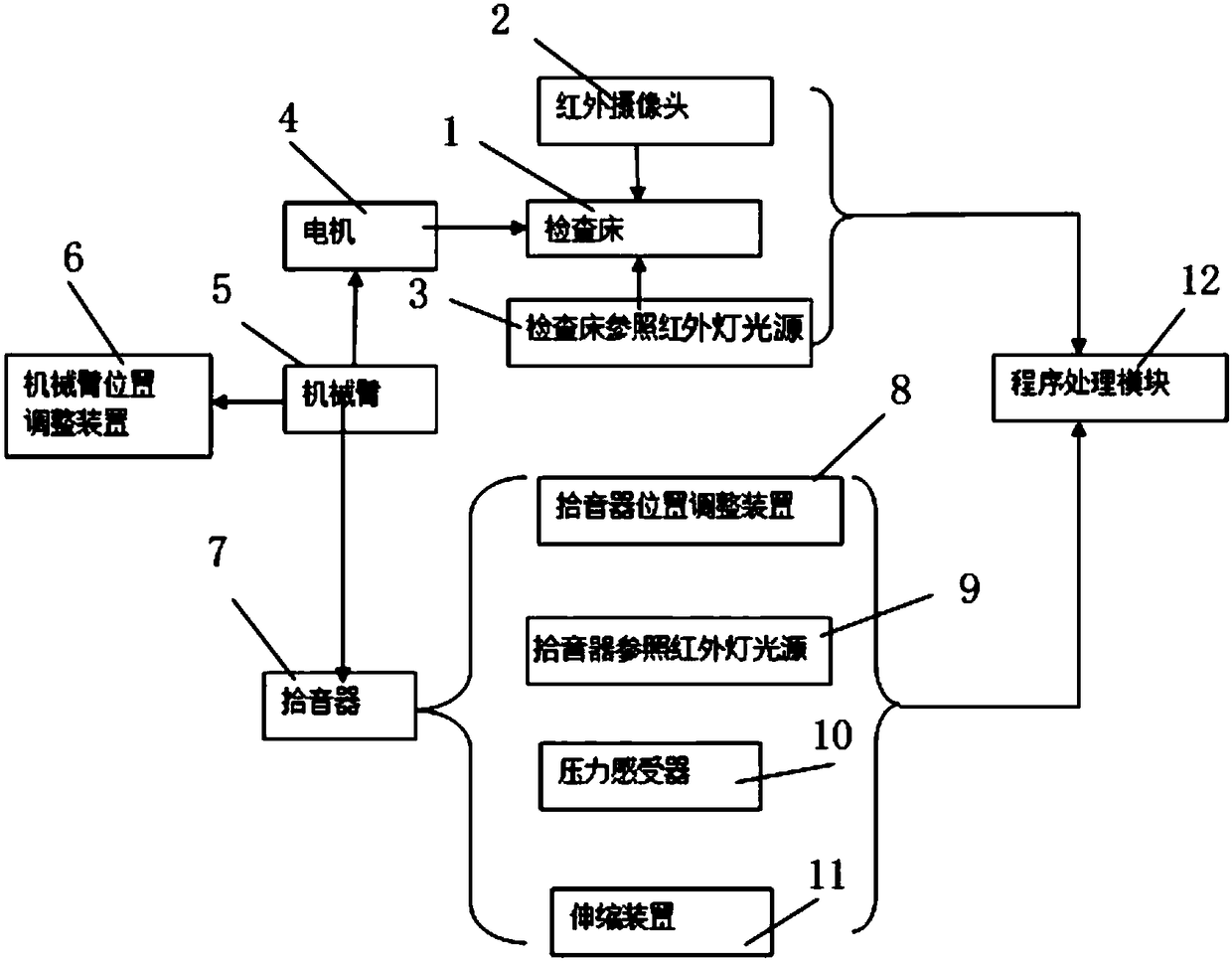 Long-distance auscultation system and method