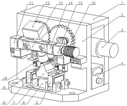 In-situ three-point bending test platform for material mechanical properties with adjustable test environment temperature