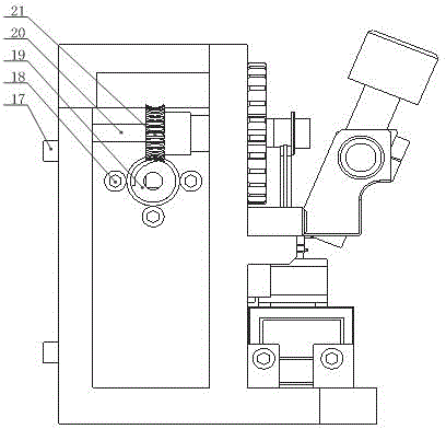 In-situ three-point bending test platform for material mechanical properties with adjustable test environment temperature