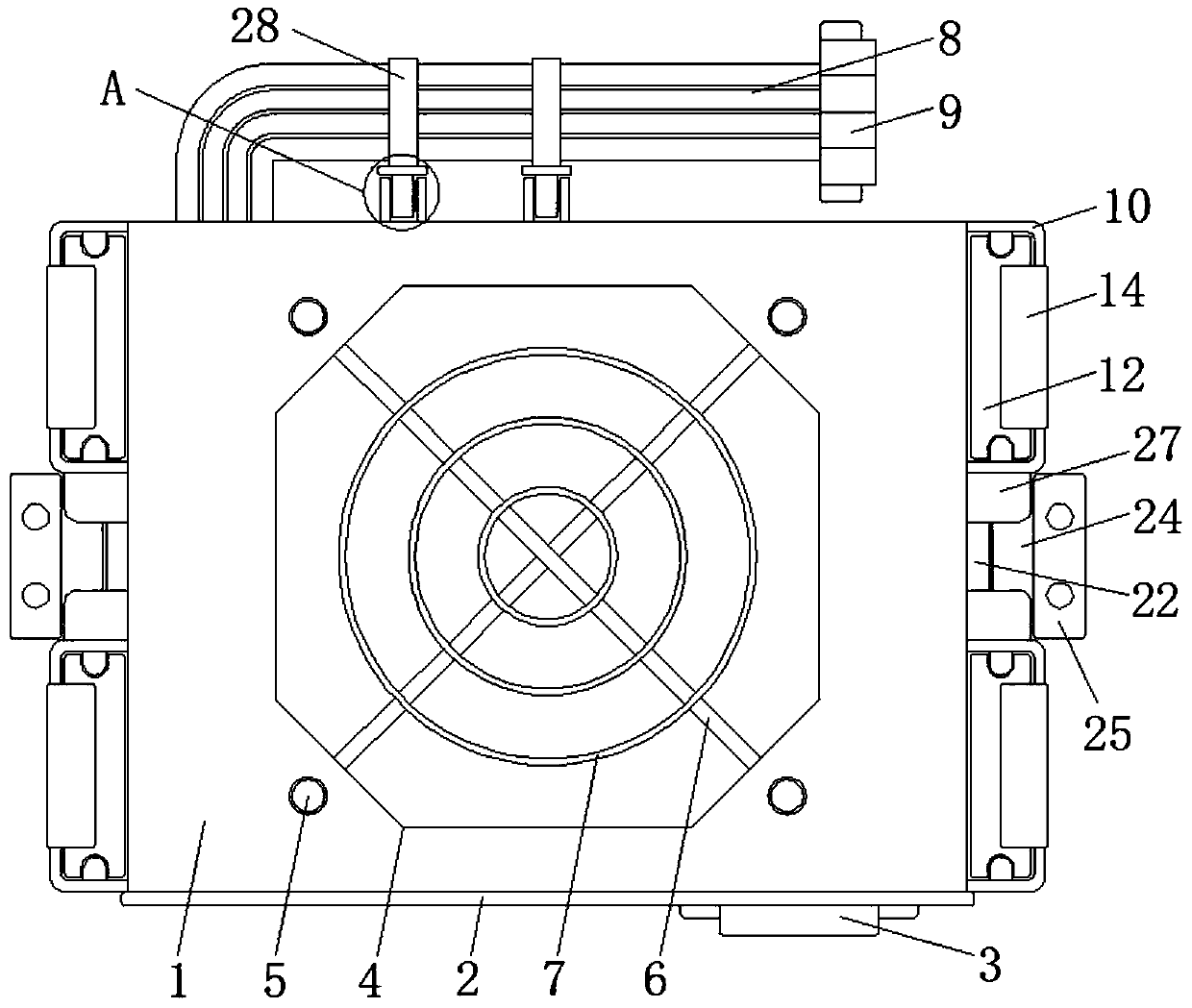 Computer power supply convenient to mount and dismount