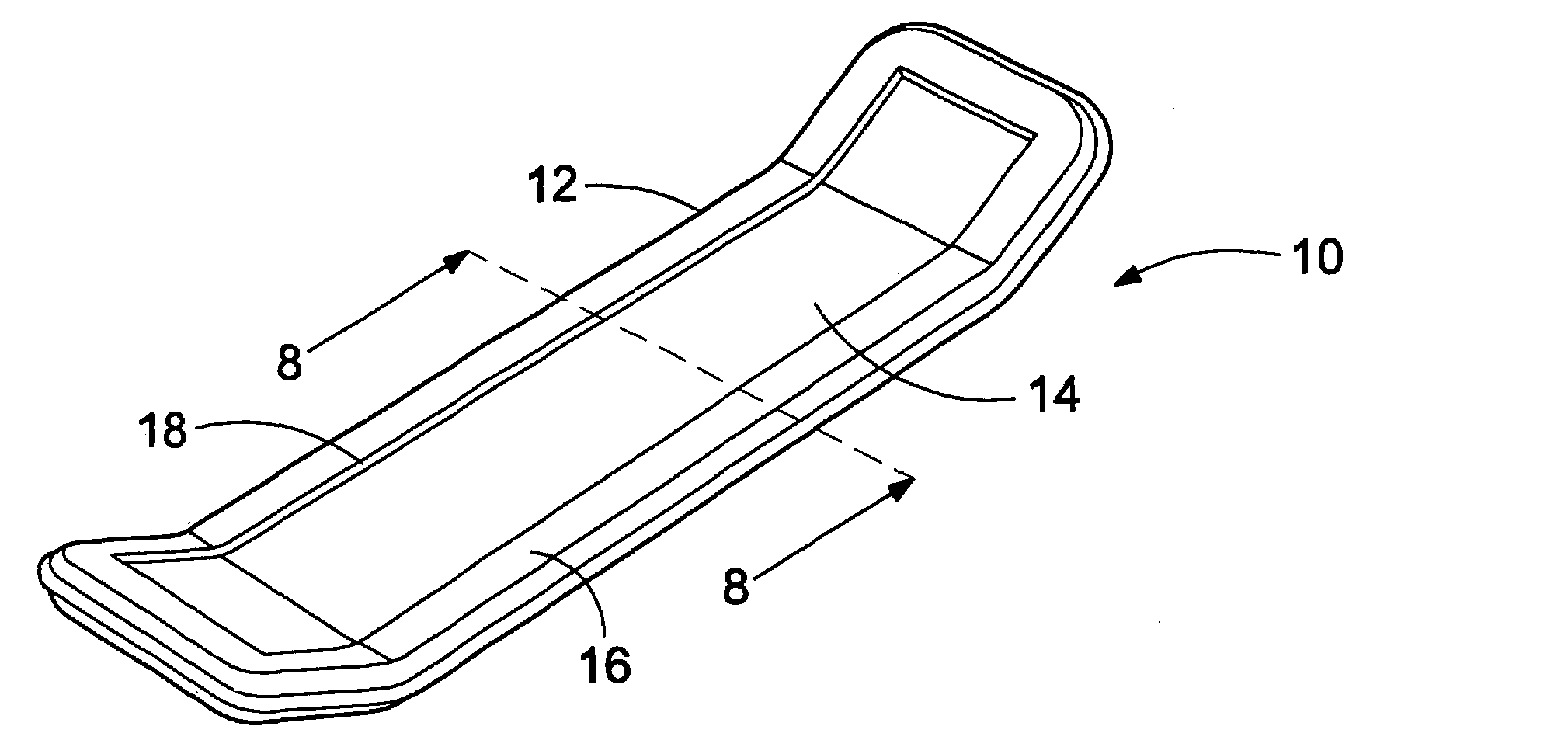 Practice device to enable children to simulate skateboarding