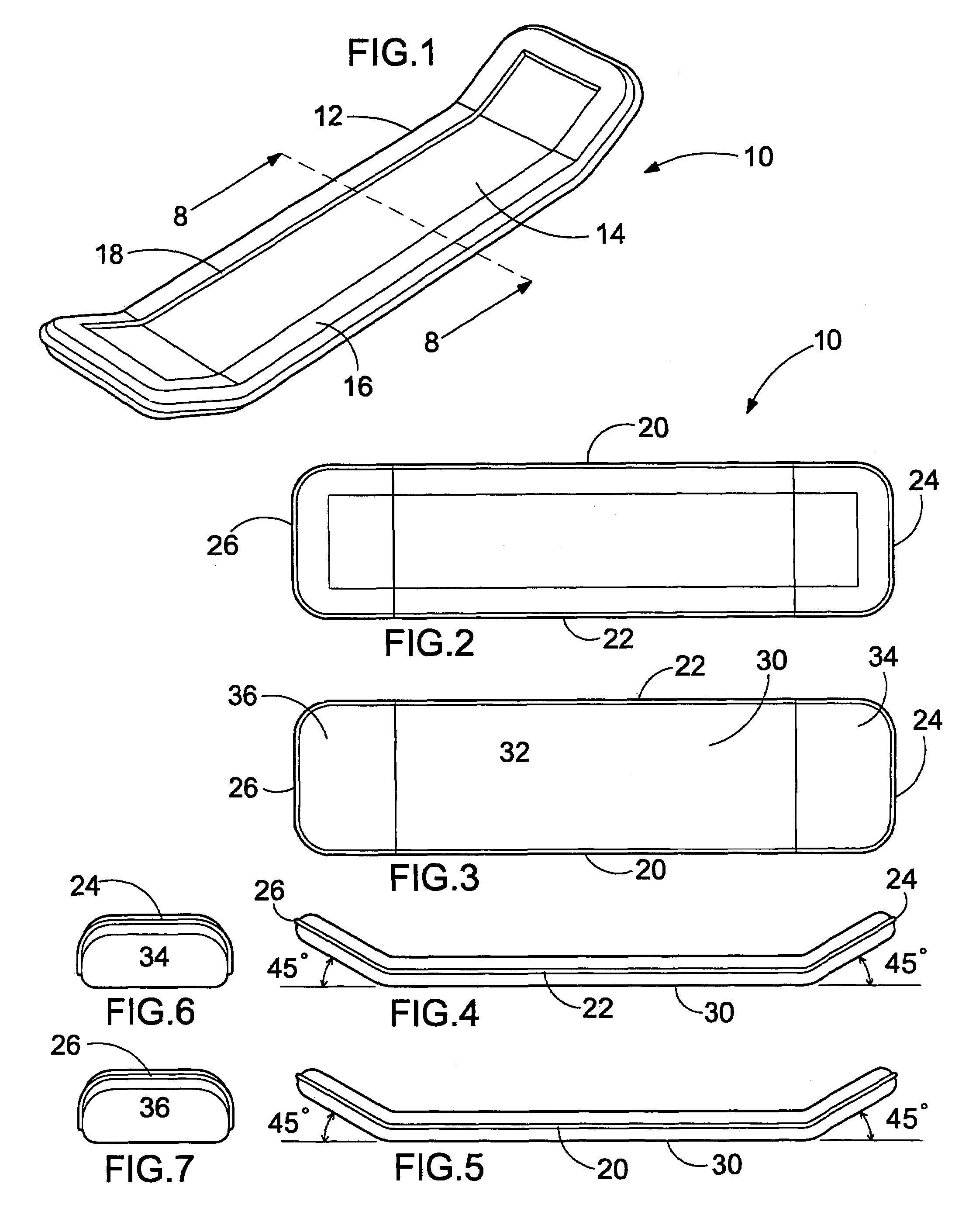 Practice device to enable children to simulate skateboarding