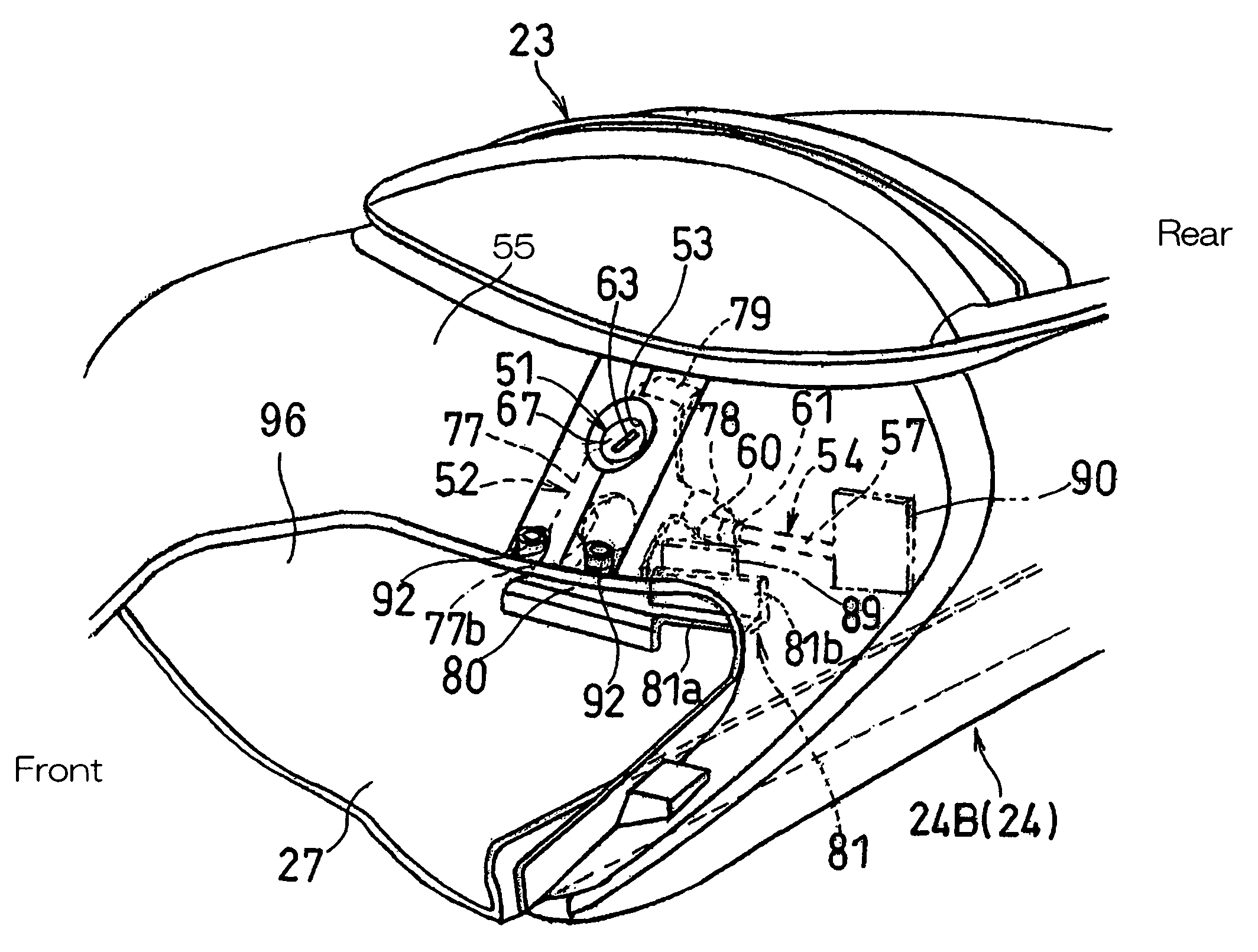 Guard structure for vehicle seat lock