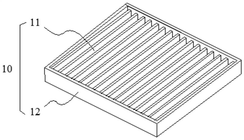 Nano-silver active filter element and preparation method thereof