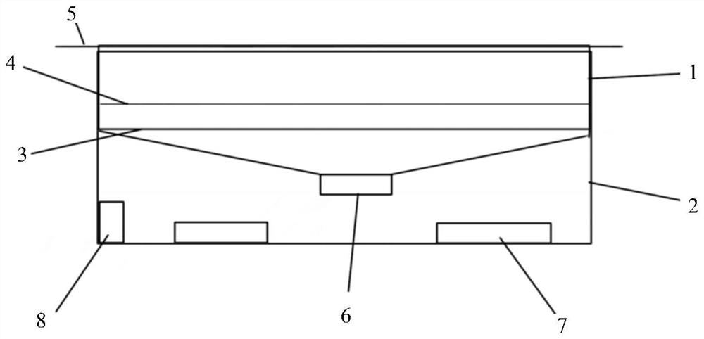 Glochidium collecting and sending integrated sending pond and sending method