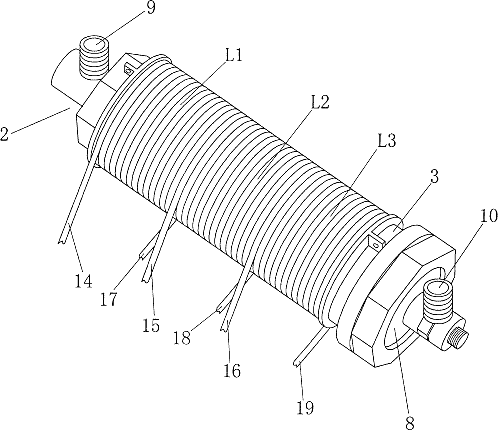 Low-heating electromagnetism generating method and device thereof of electromagnetic water heater