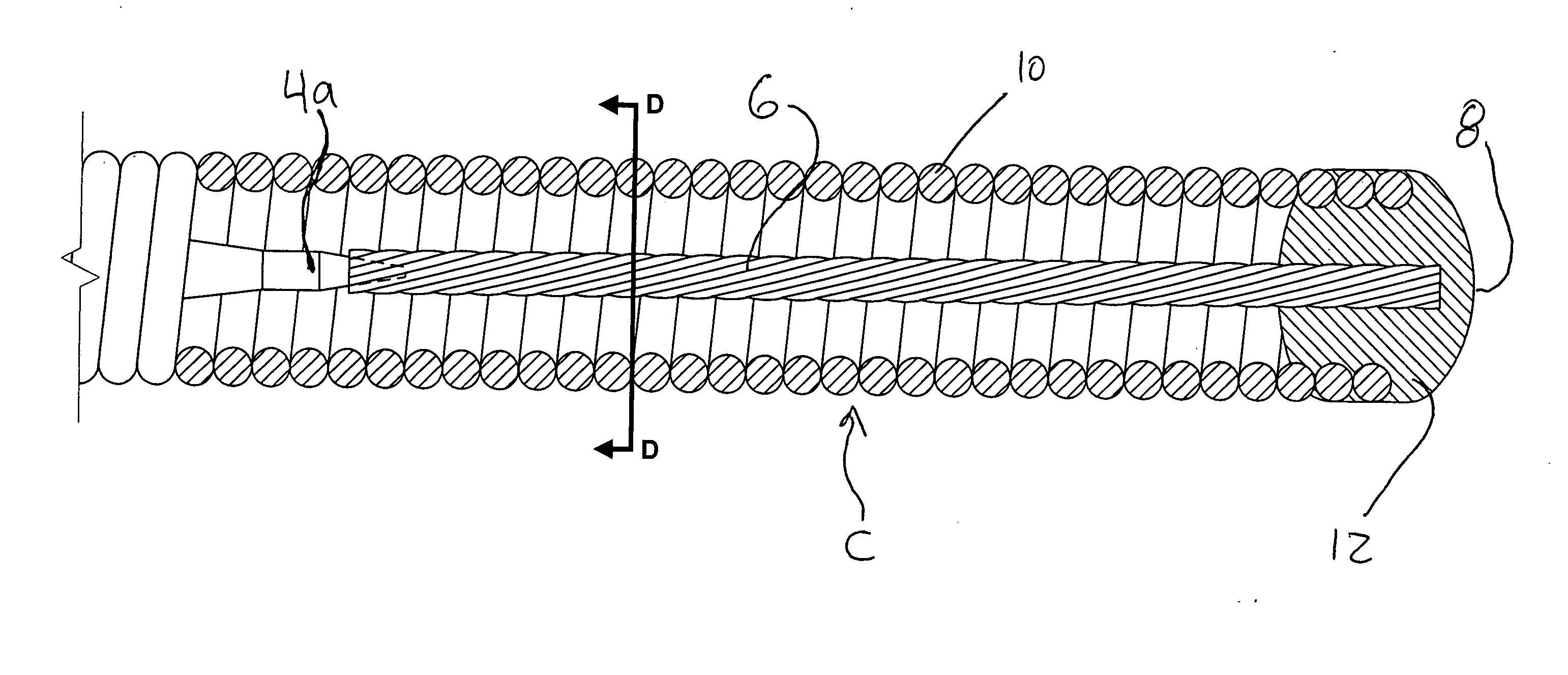 Steerable guide wire with torsionally stable tip