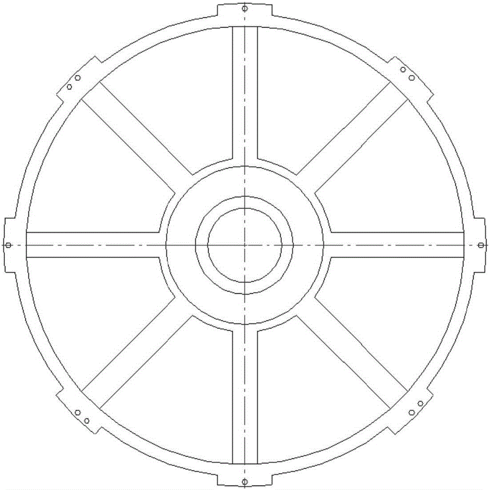 Novel controlling moment gyro framework assembly structure