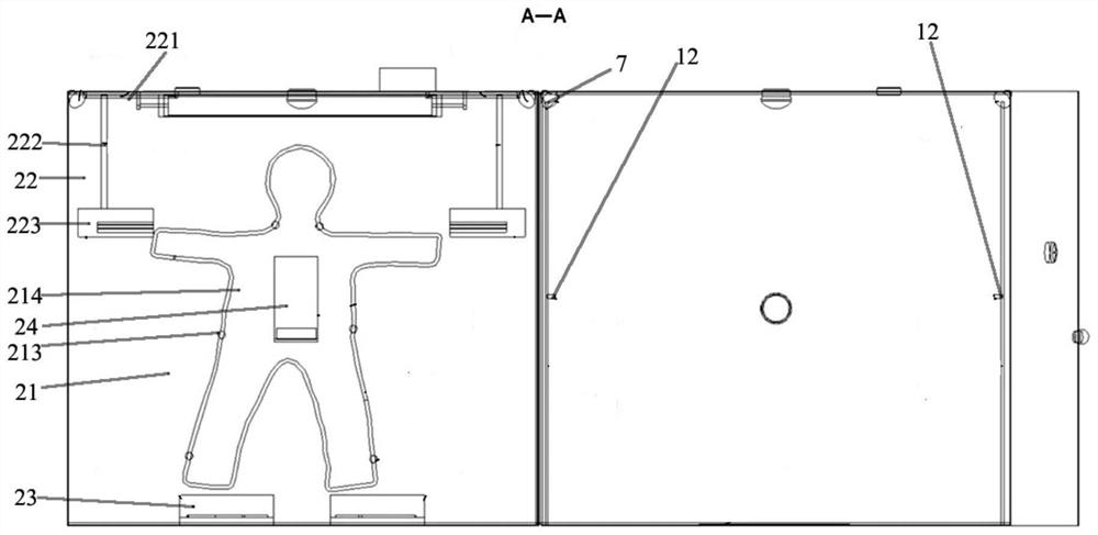 Automatic wearing device for protective clothing and method thereof