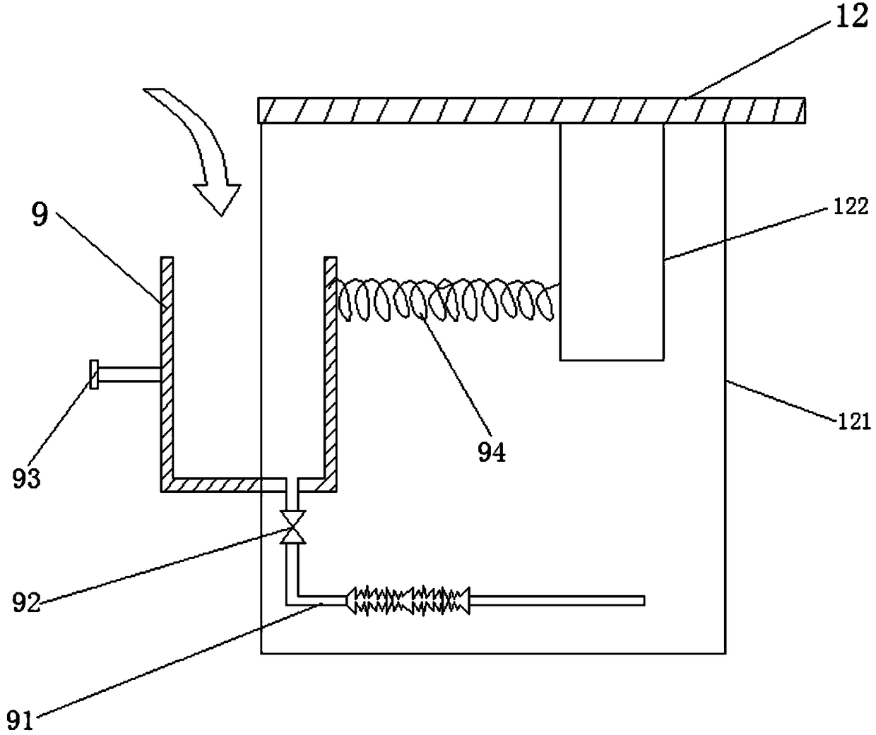 Method and device for humidifying the head of a train sleeper bed