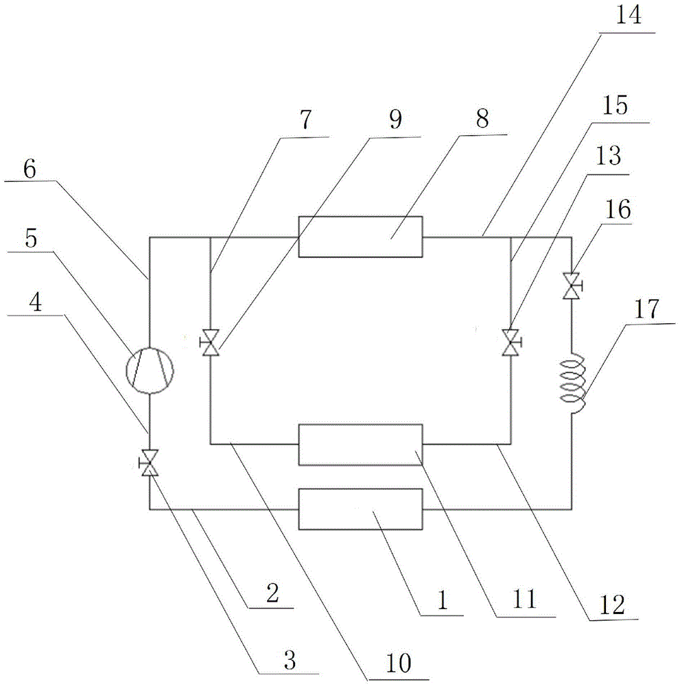 Photovoltaic loop heating pipe assisted twin-heat-source heat-pump heat supply system