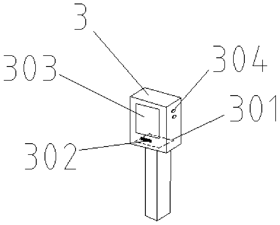 Barrier gate system of intelligent parking garage and barrier gate control method