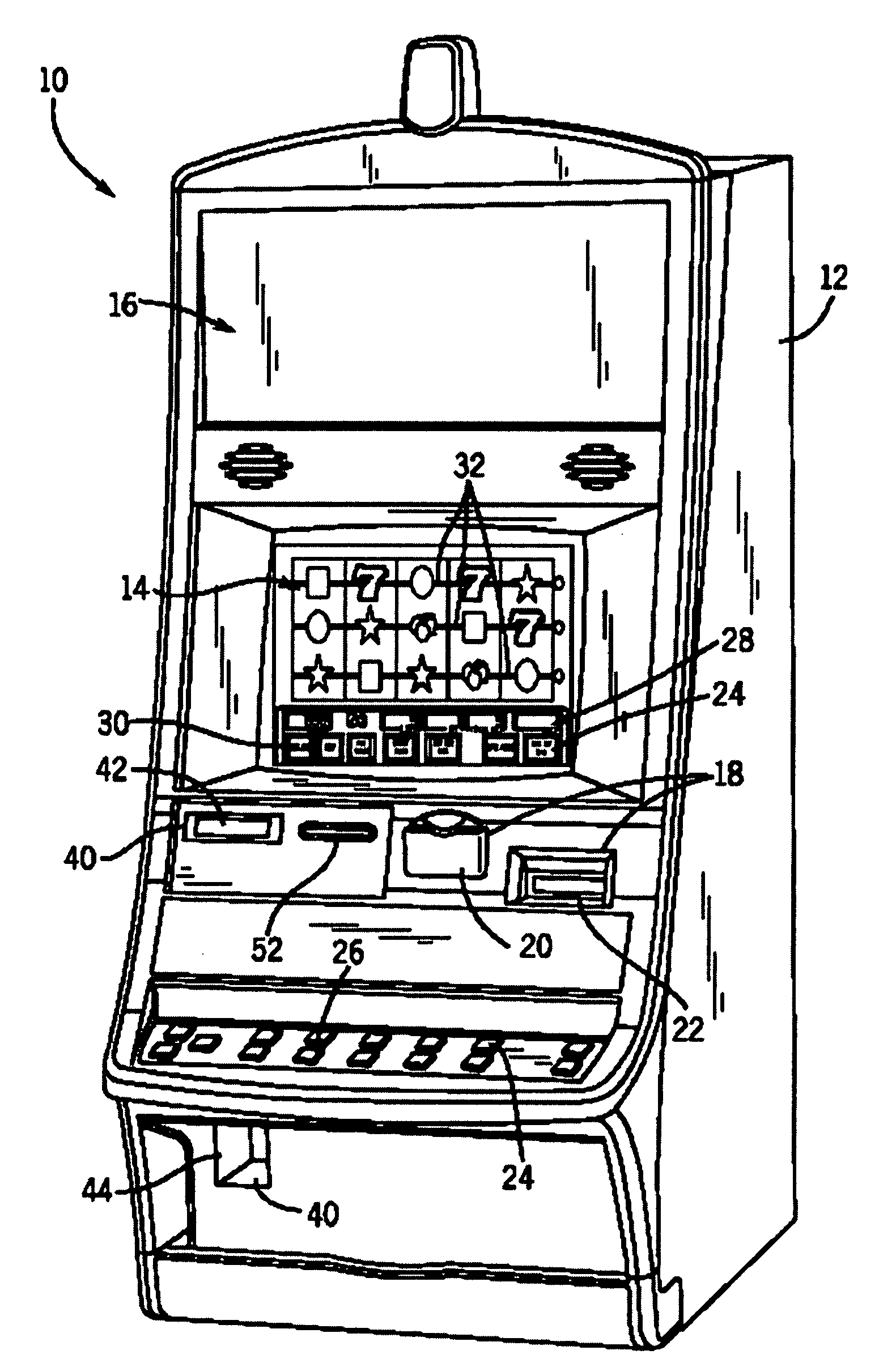 Gaming Machine with Separately Selectable Wagering Games